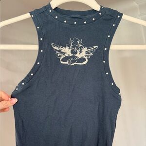 Boys Lie “Electric Love” Studded Tank
